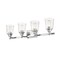 Z-Lite Bohin 4 Light Vanity, Chrome And Clear Seedy 464-4V-CH - alternate 6